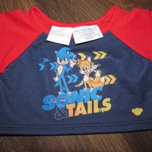 Build A Bear Workshop Sonic 2 The Hedgehog Sonic & Tails T-Shirt Clothing 2021